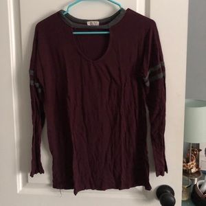 Maroon shirt
